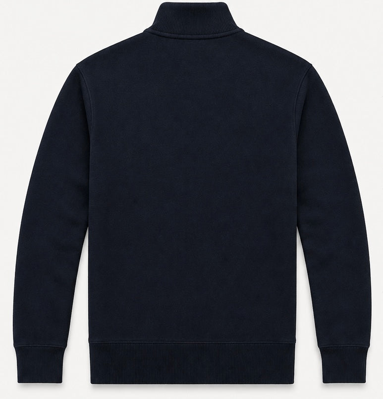 Polo Ralph Lauren Estate-Rib Quarter-Zip Pullover — Black